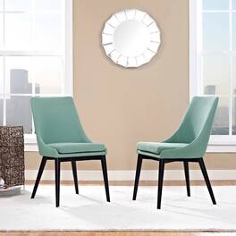 Viscount Fabric Dining Side Chair Set of 2 by Modway - Laguna