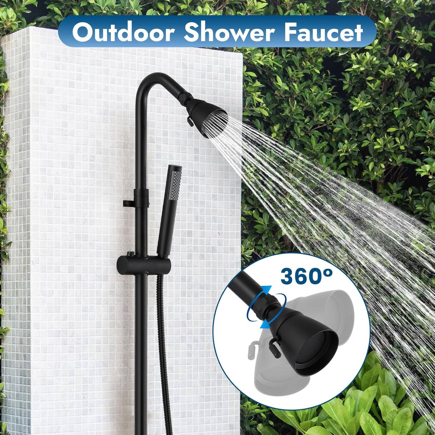 Outdoor Shower Faucet 360°