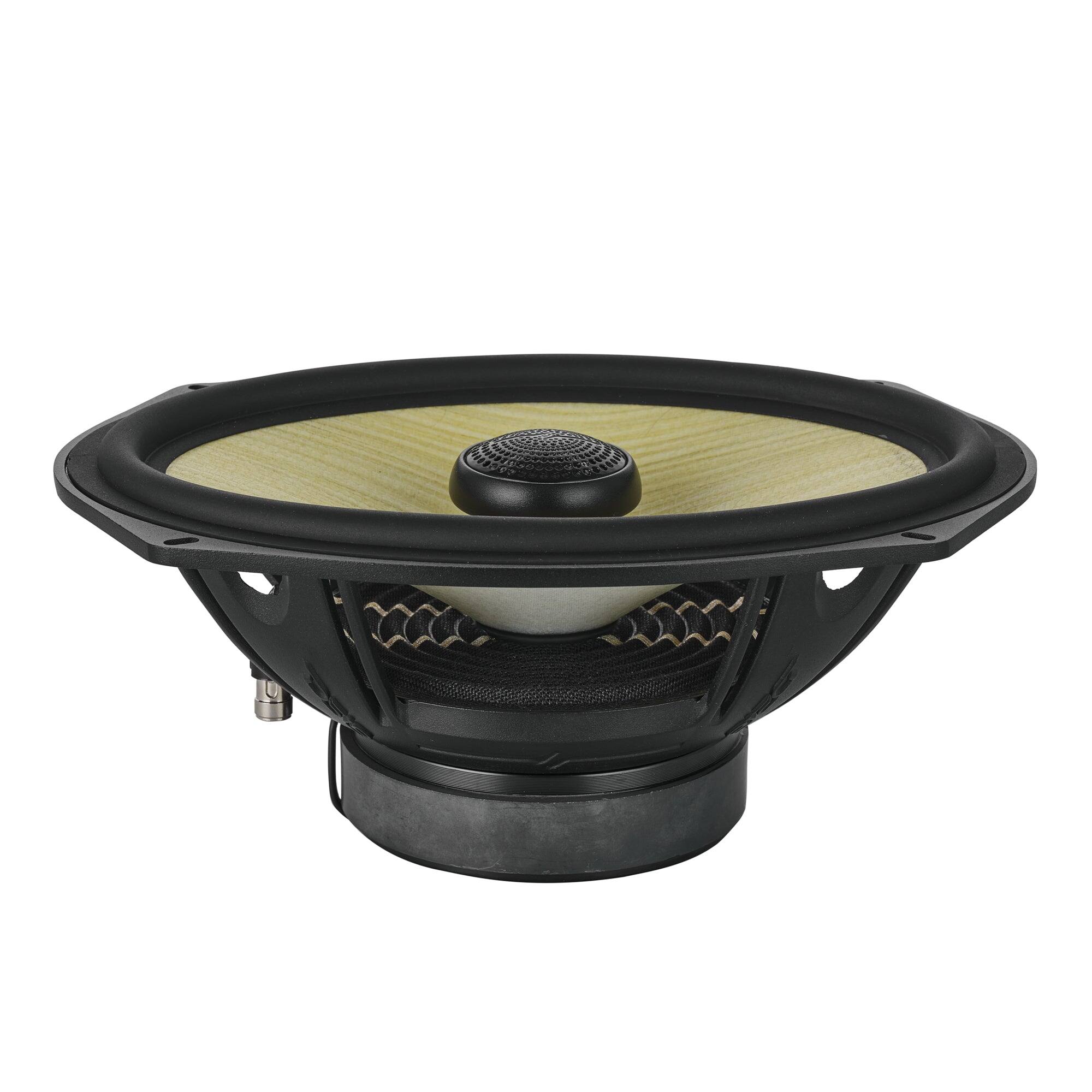 Alt View 3. DS18 Audio - DXQ 6x9" 2-way Coaxial Speaker with Built-in Driver (Pair), 150W RMS 4-Ohm.