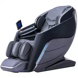 Alfine - A710 PRO Spaceship II 4D Massage Chair, AI Technology, Heat Function, Zero Gravity Recliner - Black