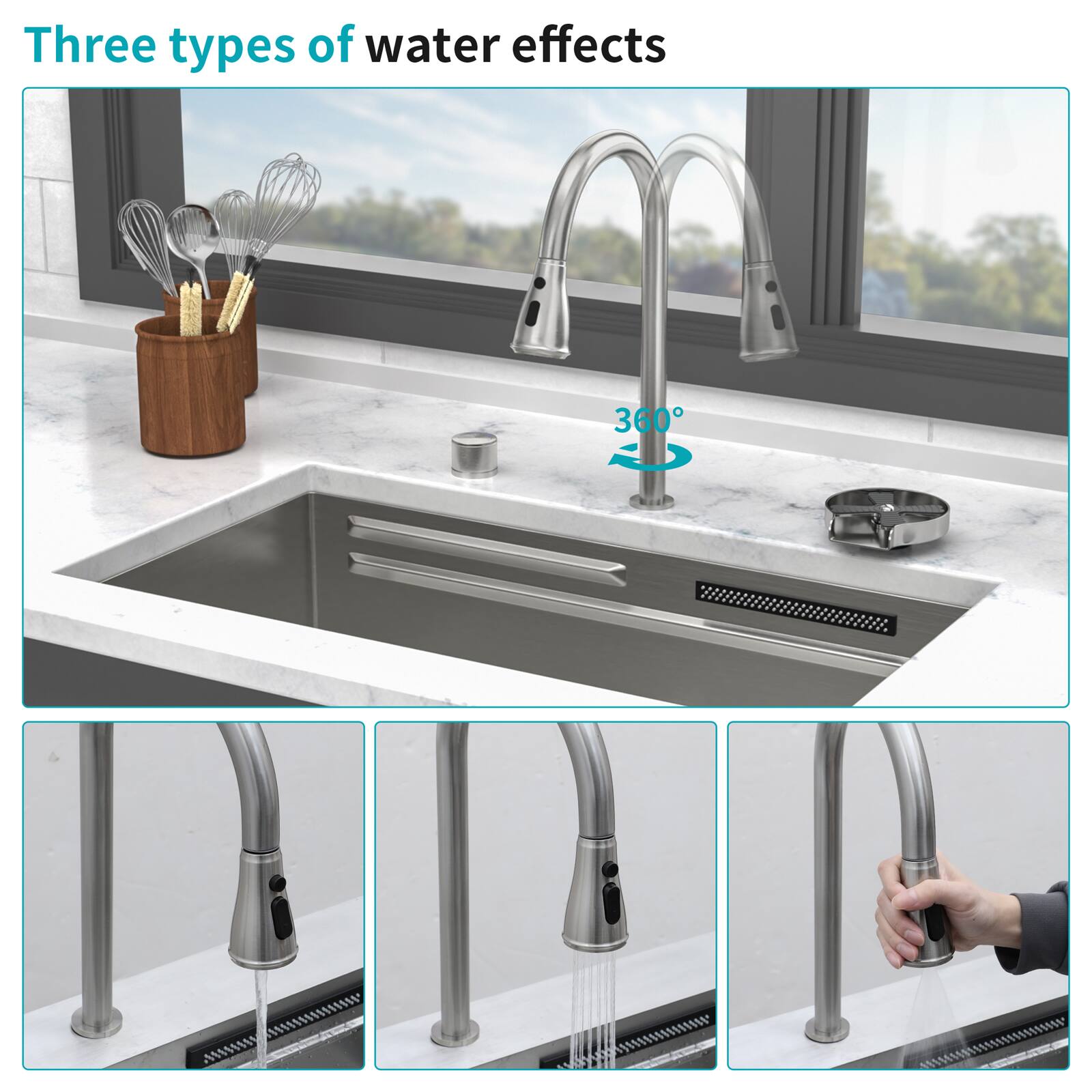 Three types of water effects

360°