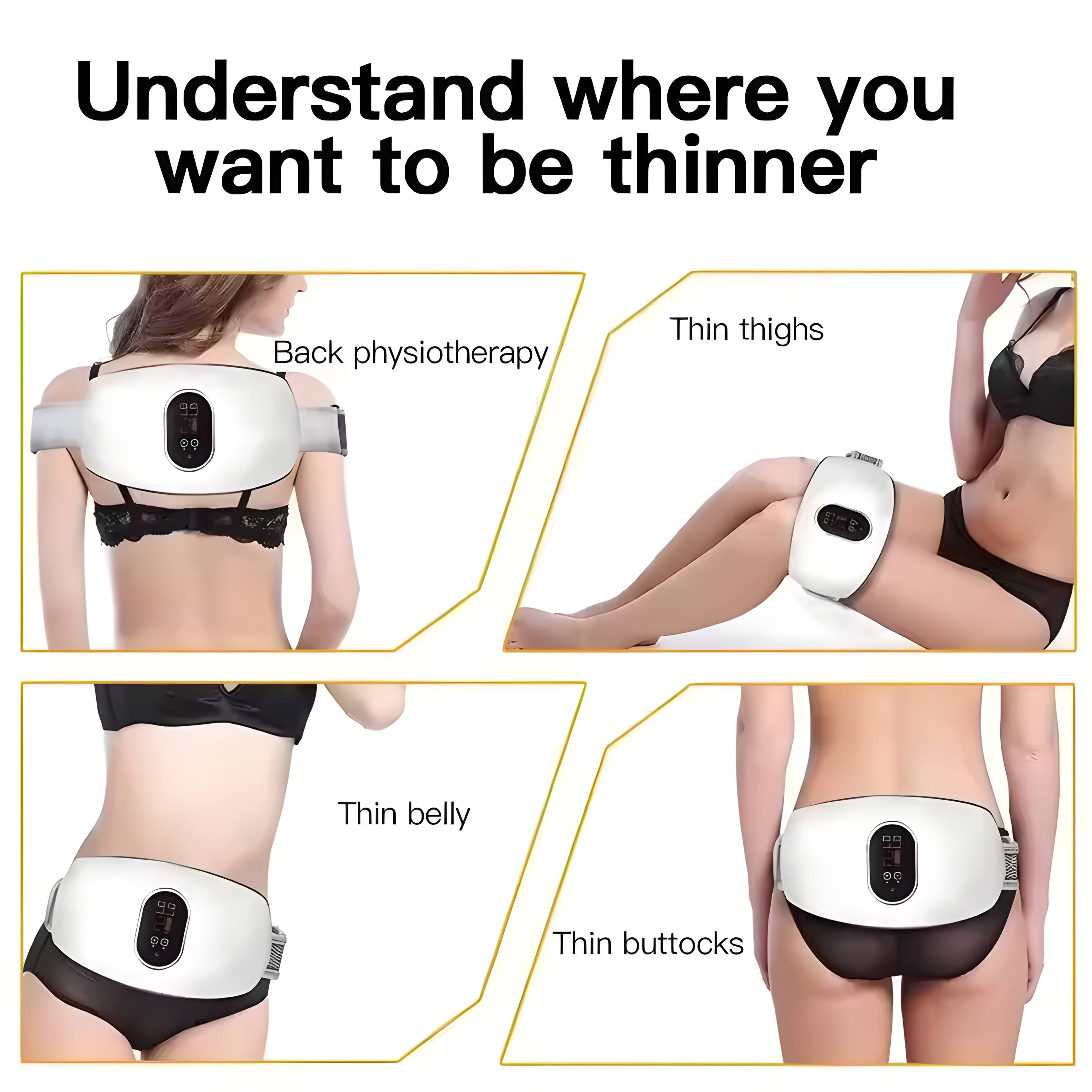 Understand where you want to be thinner

- Back physiotherapy
- Thin thighs
- Thin belly
- Thin buttocks