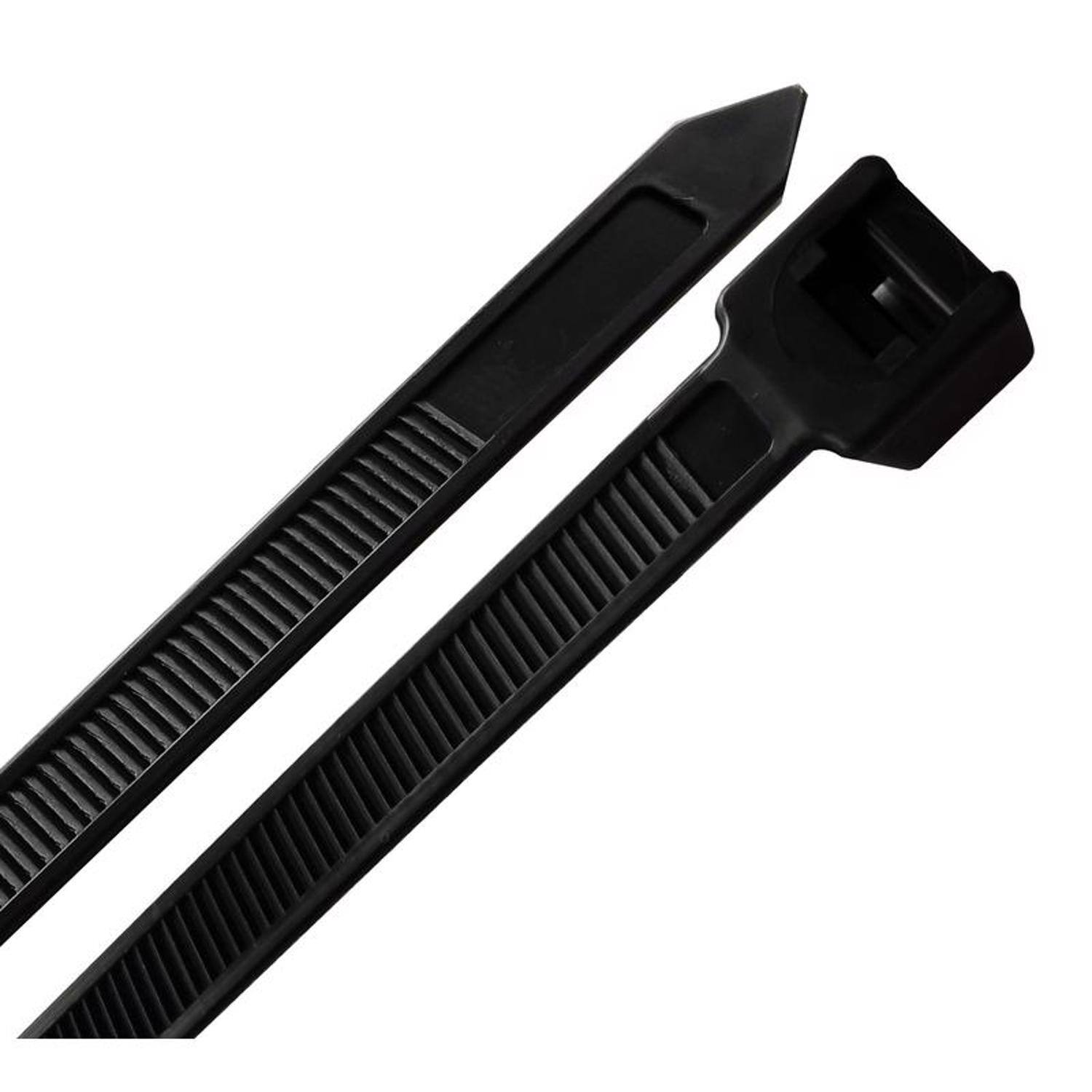 Angle. Steel Grip - Steel Grip 36 in. L Black Cable Tie 10 pk.