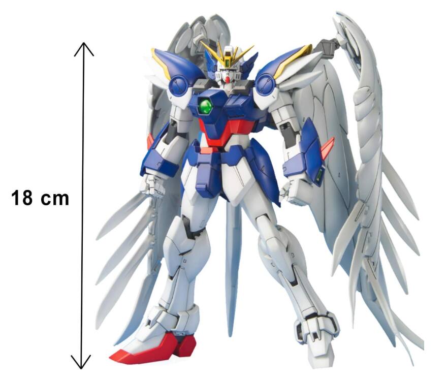 Back. BANDAI NAMCO Entertainment - Mobile Suit Gundam MG 1/100 Wing Gundam Zero (EW).