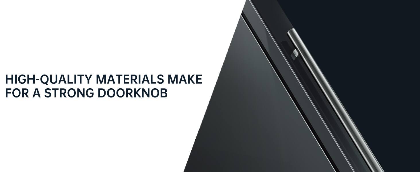 HIGH-QUALITY MATERIALS MAKE FOR A STRONG DOORKNOB