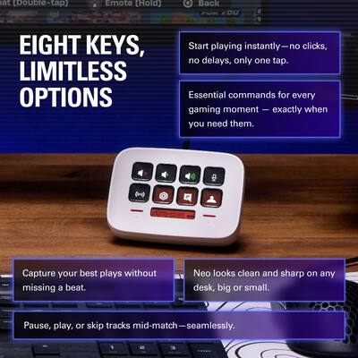 Elgato Stream Deck Neo White 10GBJ9901 - Best Buy Elgato Stream Deck Neo White 10GBJ9901 - Best Buy