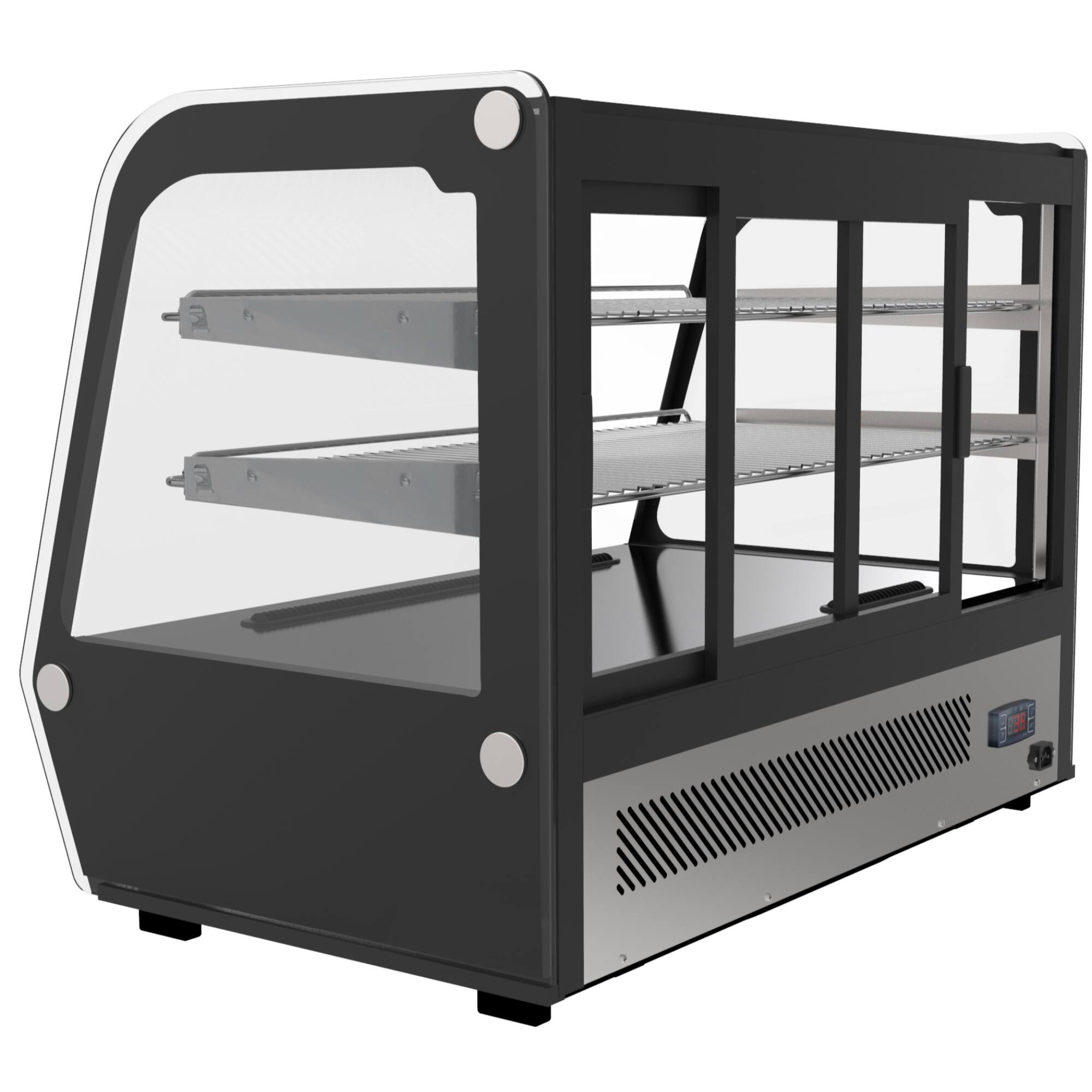 Alt View 1. Koolmore - 35 in. Countertop Display Refrigerator - 5.6 Cu Ft. CDC-5C-BK - Black.