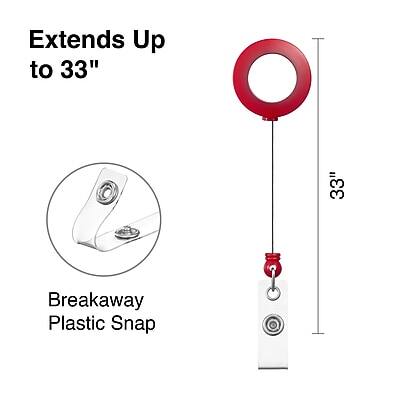 Extends Up to 33"

Breakaway Plastic Snap