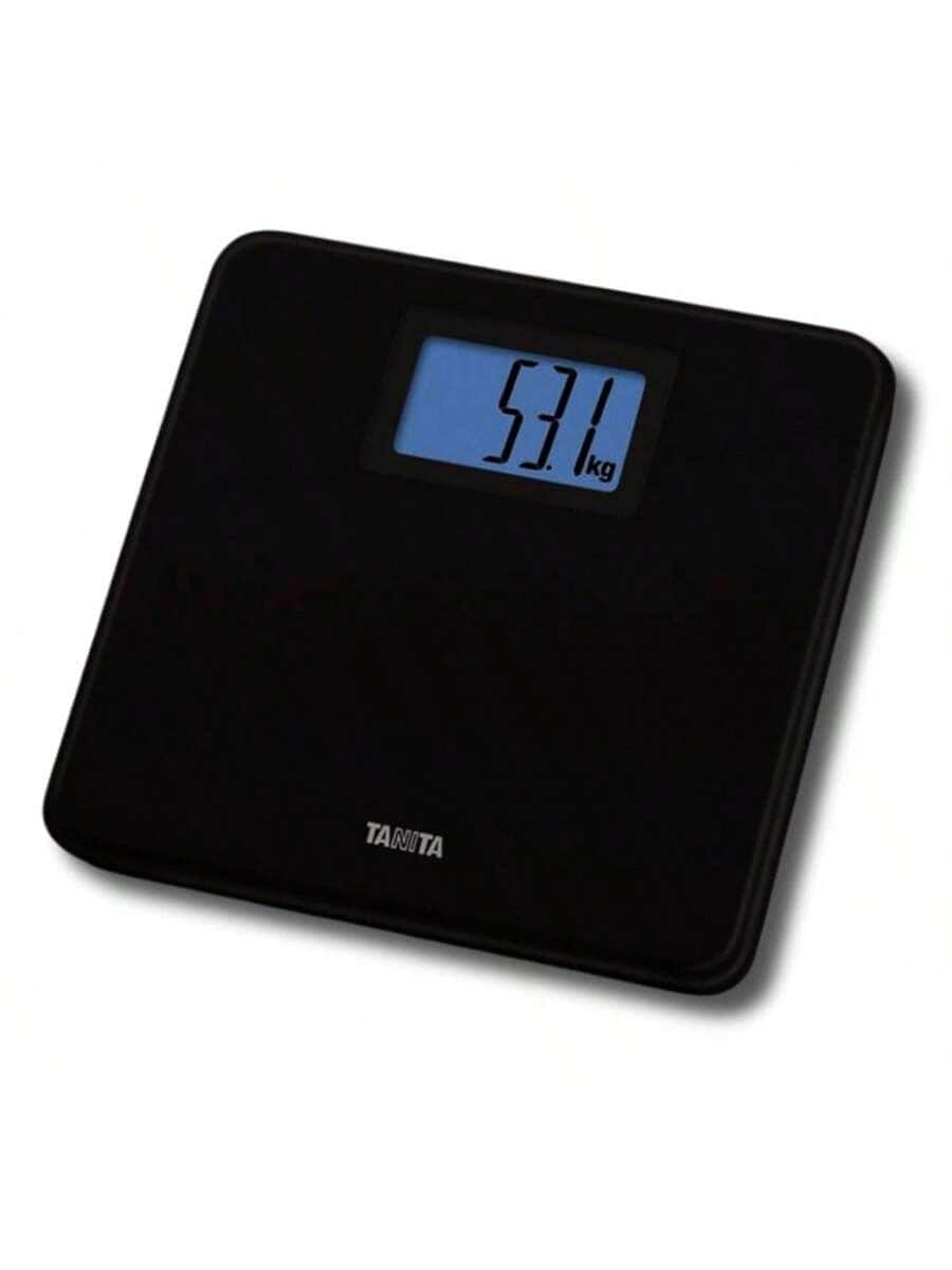 Stamp n Camp - Body weight scale highly accurate, 6mm Thickness ideal for bathroom use, Modern Design, Digital Display - Black
