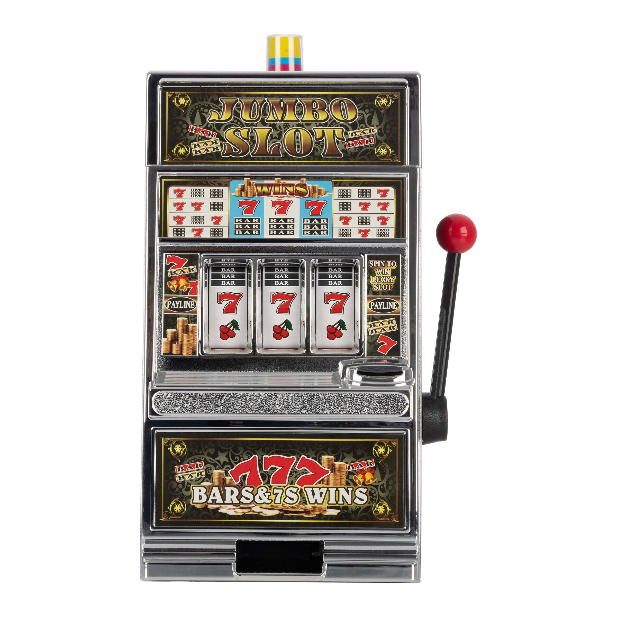 Trademark Games - Real Slot Machine with Flashing Lights and Sounds, Lucky 7’s Casino Style price history on PriceWatchPro