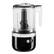 Left. KitchenAid - 5 Cup Cordless Rechargeable Chopper - Onyx Black.