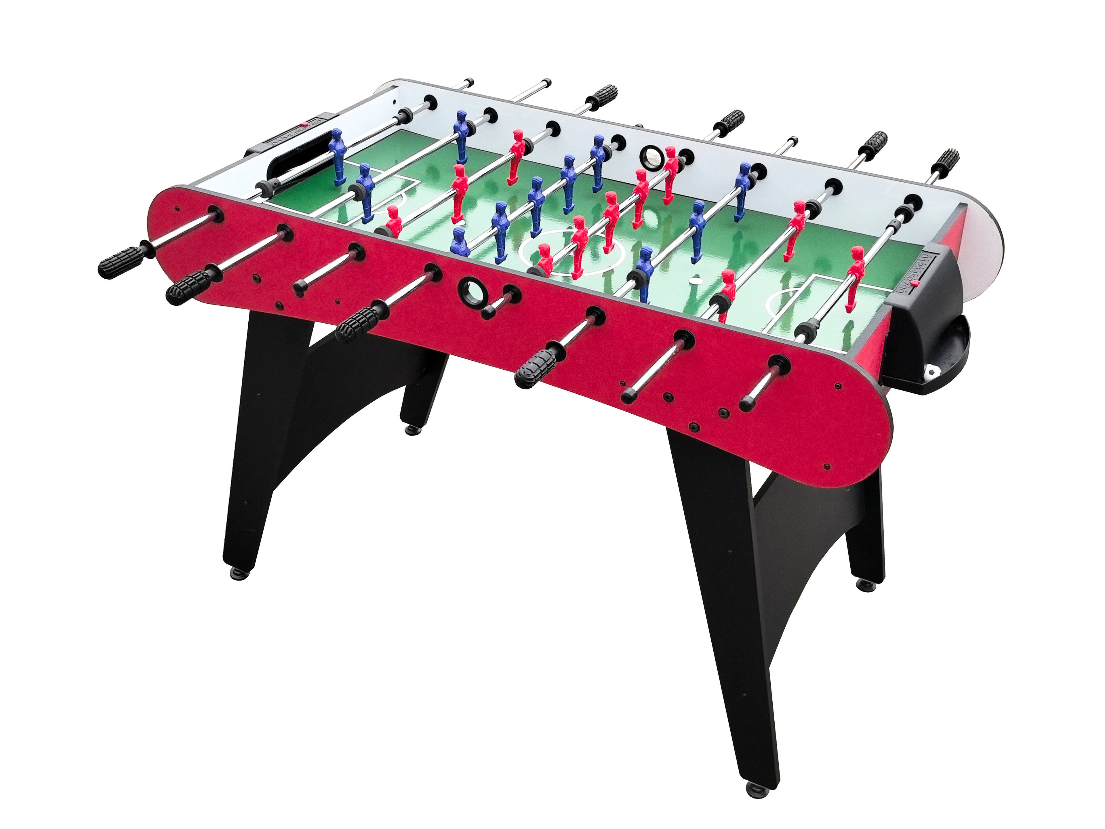 Left. ELEMENT ACE - 4ft Foosball Table for Family Game Room - Durable Construction & Easy Assembly - Wood.