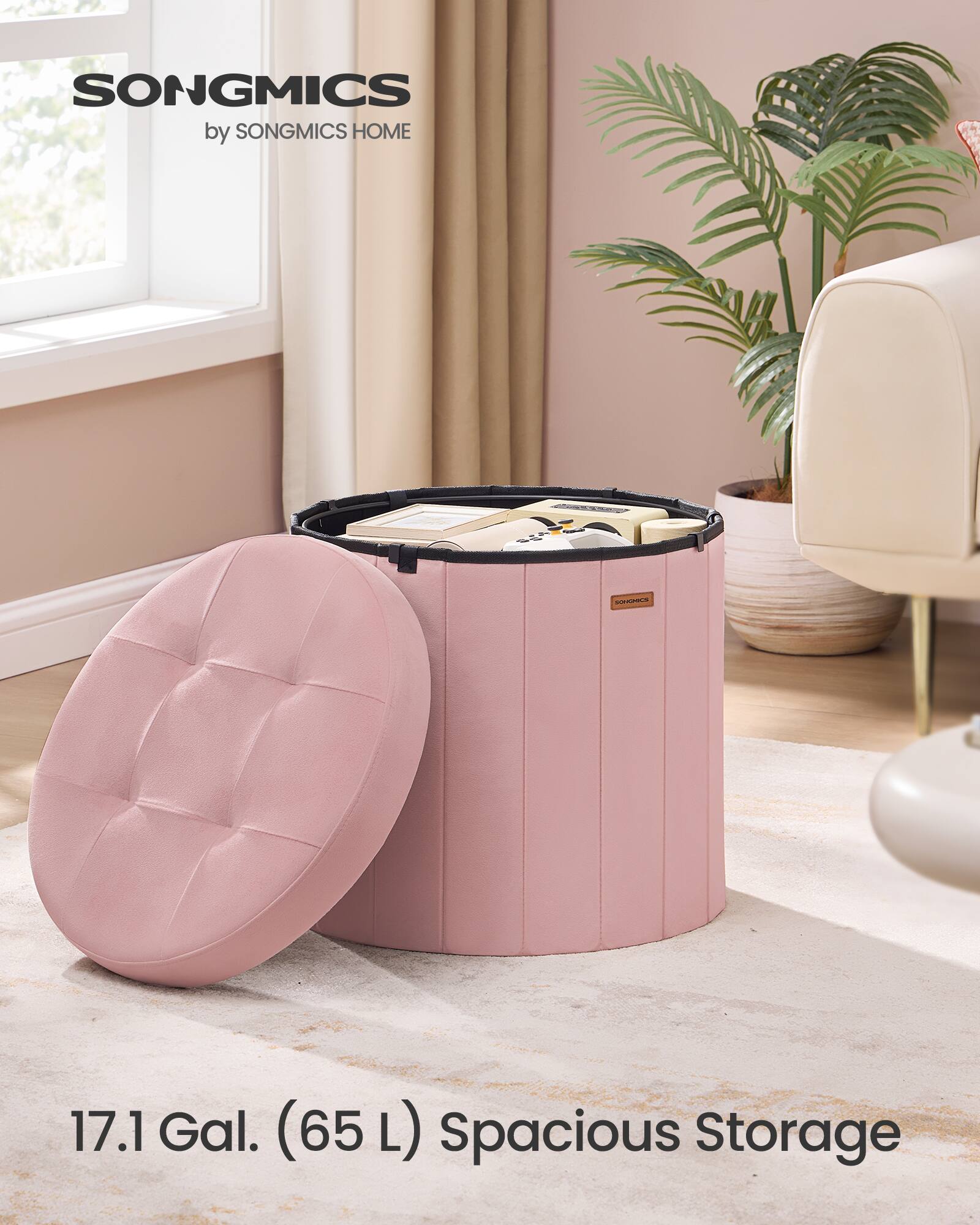 SONGMICS by SONGMICS HOME

17.1 Gal. (65 L) Spacious Storage
