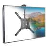 Front. Mount-It! - Fold-Down Ceiling TV Mount – Fits 23″–55″, Up to 44 lb, 90° Tilt, ±45° Swivel - Black.