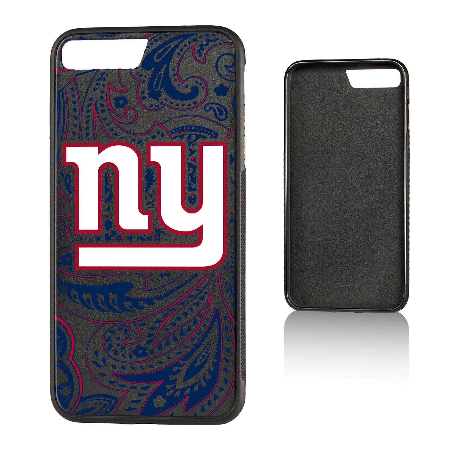 Alt View 3. Keyscaper - New York Giants iPhone Paisley Design Bump Case - 14 - Multicolor.