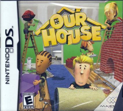 DS NINTENDO OUR HOUSE EVERYONE E BATIO F MAJES ESRB