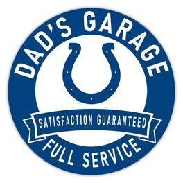 Fan Creations - Indianapolis Colts 16" Dad's Garage Wood Sign - Multicolor