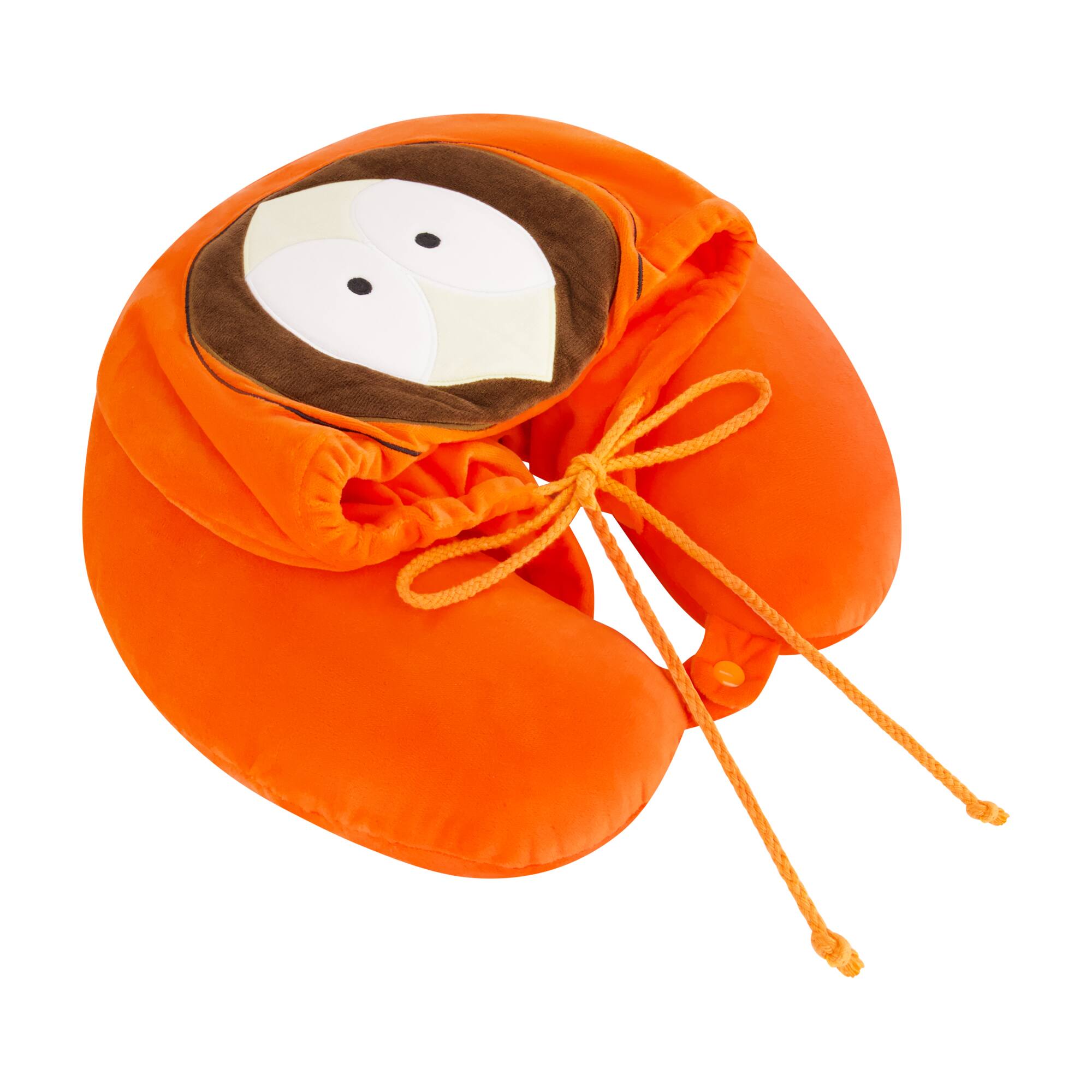Angle. Concept One - KENNY HOODED KNECK PILLOW - ORANGEE.