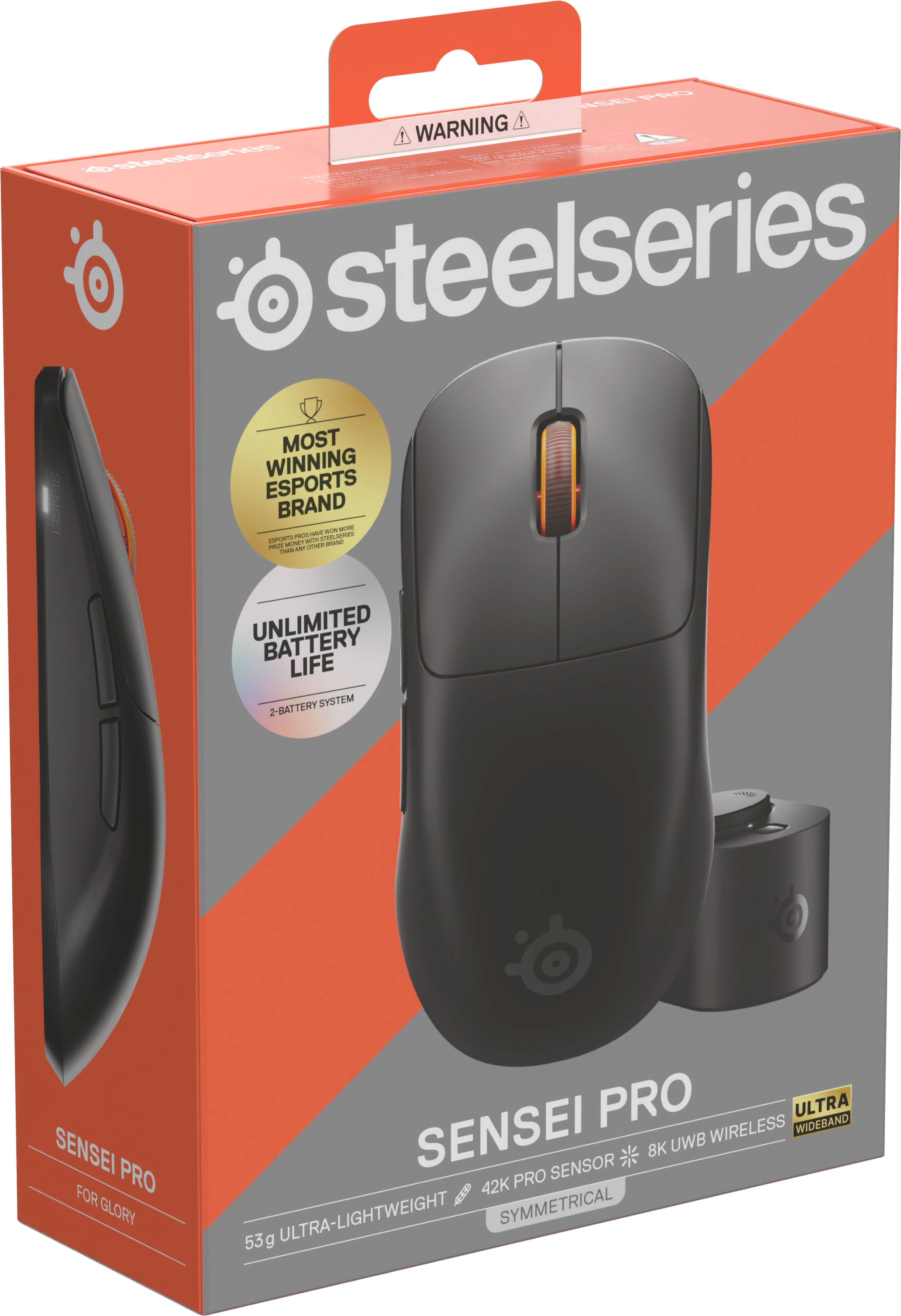 SteelSeries Sensei Pro

Most Winning Esports Brand

Unlimited Battery Life
2-Battery System

Sensei Pro for Glory

Pro Wireless Ultra Wideband Sensei Sensor
8K UWB
42K Pro
Ultra-Lightweight
Symmetrical
53g