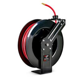 Reelworks - Air Hose Reel Retractable - Red Black