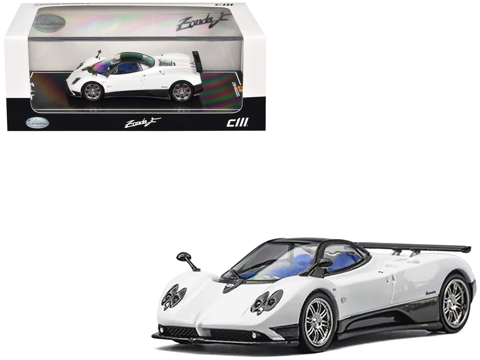 CM Models - Pagani Zonda F Pearl White with Black Top 1/64 Diecast Model Car by CM Model price history on PriceWatchPro