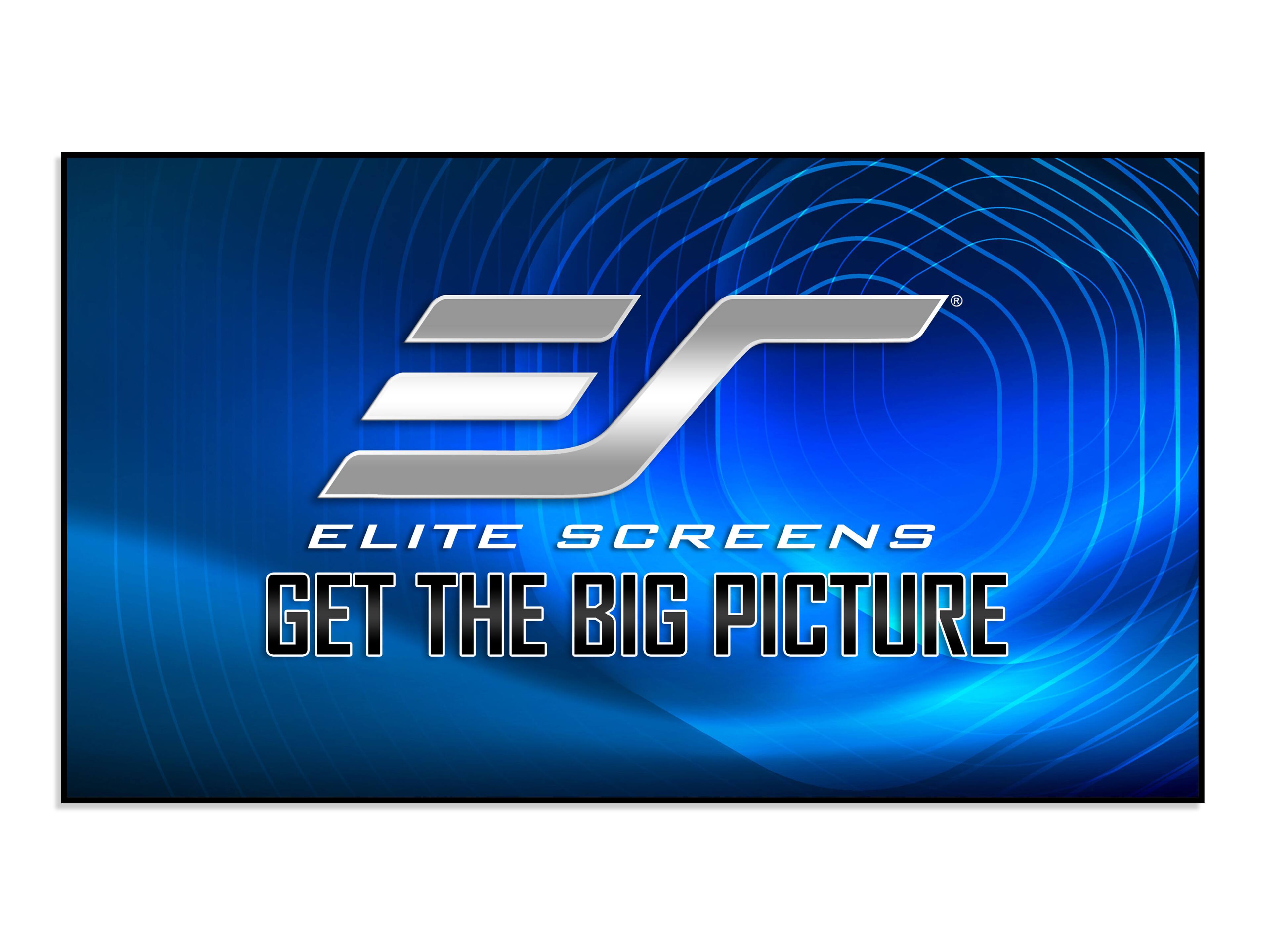 Elite Screens - Aeon AcousticPro UHD Acoustically Transparent EDGE FREE Fixed Frame Projector Screen, 150" diag., 16:9,AR150H2-AUHD - Black