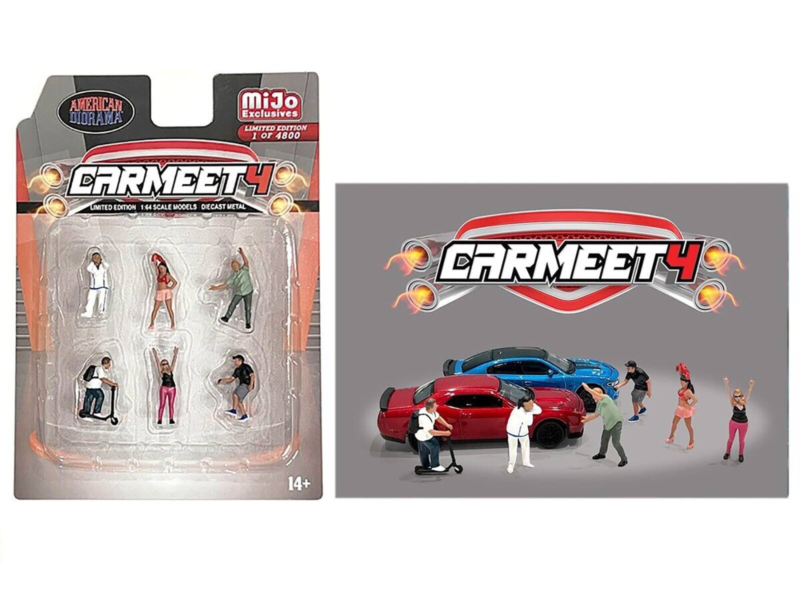 AMERICAN DIORAMA  
MiJo Exclusives  
LIMITED EDITION 1 OF 4800  
CARMET 4  
LIMITED EDITION 1:64 SCALE MODELS DIECAST METAL  
14+