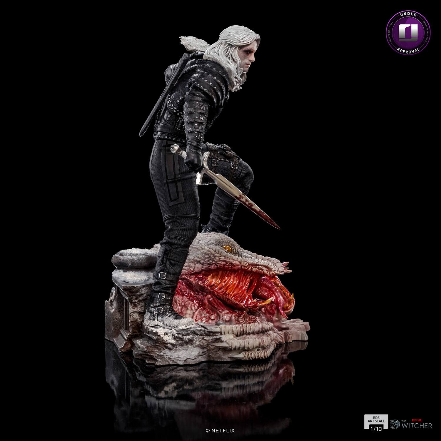 UNDER f I Seecokl WWW.AOMALA I APPROVAL  NETFLIX BOS ARE SCALL 1/10 - MITL WITCHER