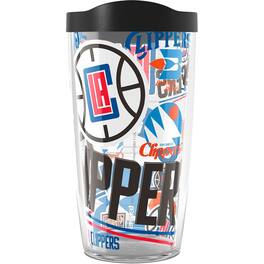 Tervis - LA Clippers 16oz. Allover Classic Tumbler - Multicolor