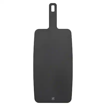 Front. ZWILLING - ZWILLING Plant Fiber 19-in x 7.5-in Cutting Board with Handle- Slate - Slate.