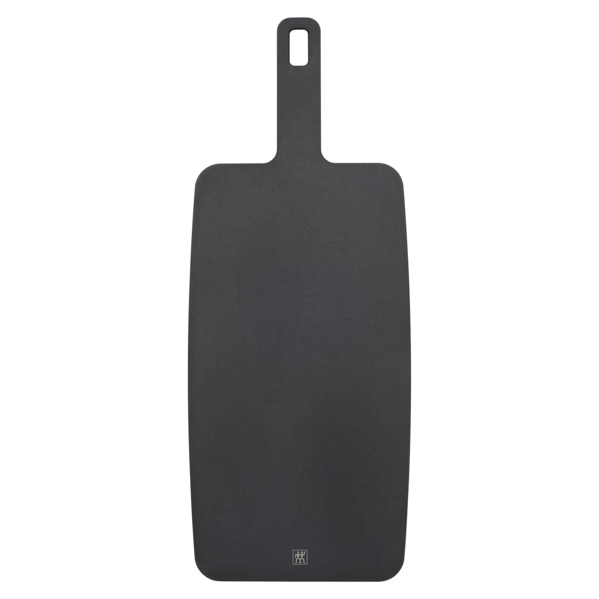 Front. ZWILLING - ZWILLING Plant Fiber 19-in x 7.5-in Cutting Board with Handle- Slate - Slate.