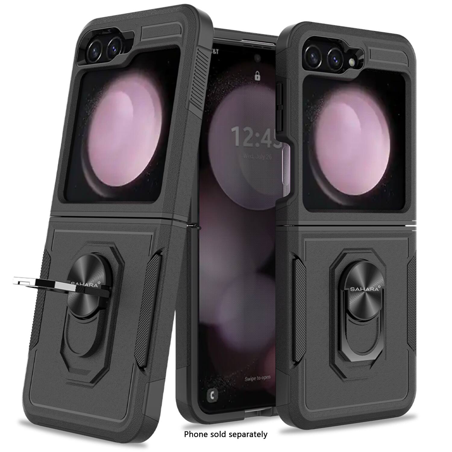 &T 12:45 Wed July 25 BAHARA SAHARA Swipe to open Phone sold separately