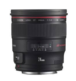 Canon - EF 24mm f/1.4L II USM Wide Angle Lens - Fixed (International Model) - Black