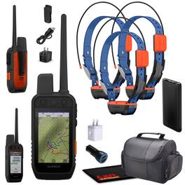 Garmin - Alpha 300i Handheld With 3x Alpha T20 Tracking Collar For Dogs With GPS