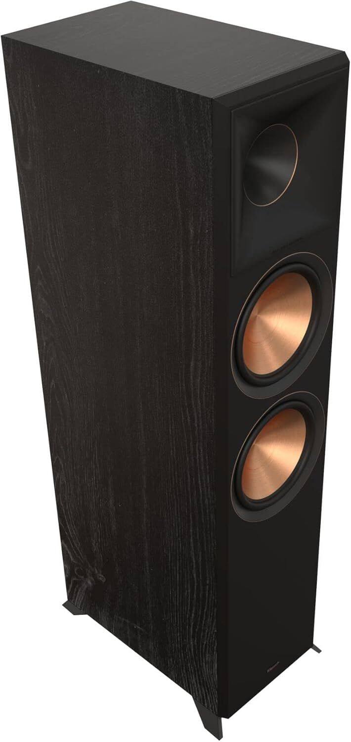 Back. Klipsch - Klipsch Reference Premiere RP-8000F II 2.0 Dual Floorstanding Speaker Pair in Ebony - Ebony.