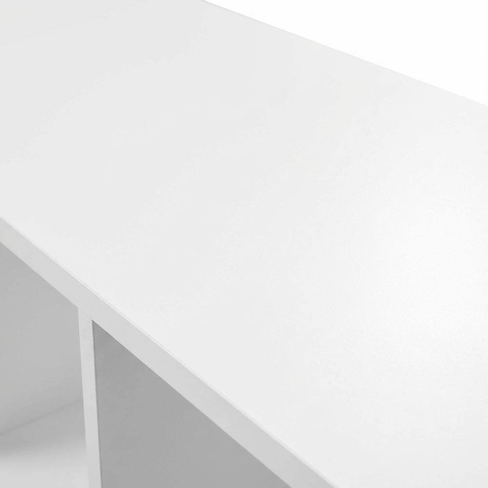 Alt View 1. FurniFact - White and Pink 3x2 Bookcase with Bins for Organizing and Storage - White/Pink.