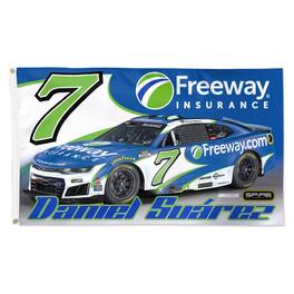 WinCraft - Daniel Suarez 3' x 5' Single-Sided Deluxe Flag - Multicolor