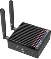 MINIX - Z300-0dB Fanless Mini PC with 16G RAM/512G SSD, Powered by 12th Gen Alder Lake N300 Processor - Black - Front_Zoom