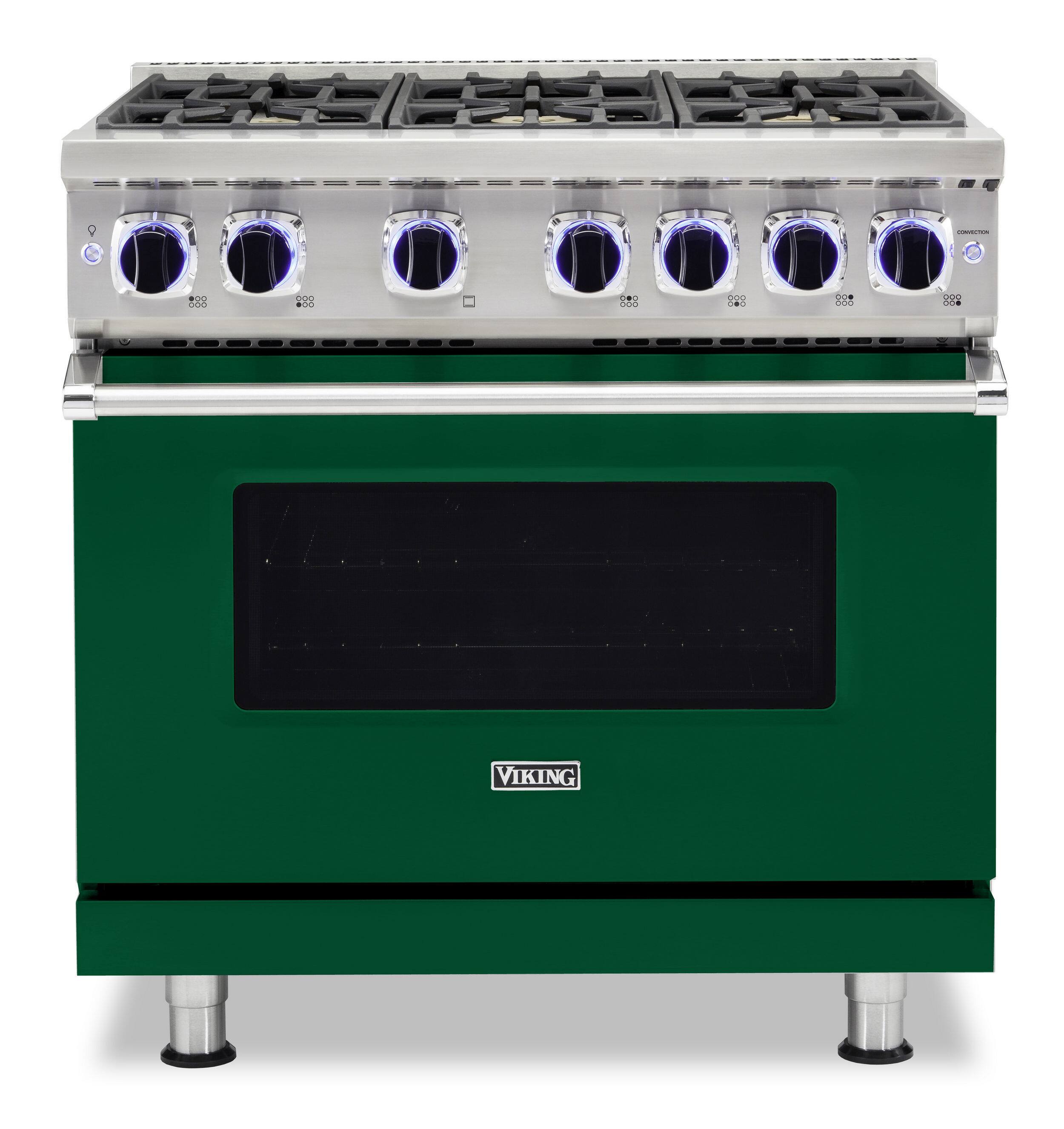 Viking - VGR Freestanding 7 Series Gas 36" Range - Ivy