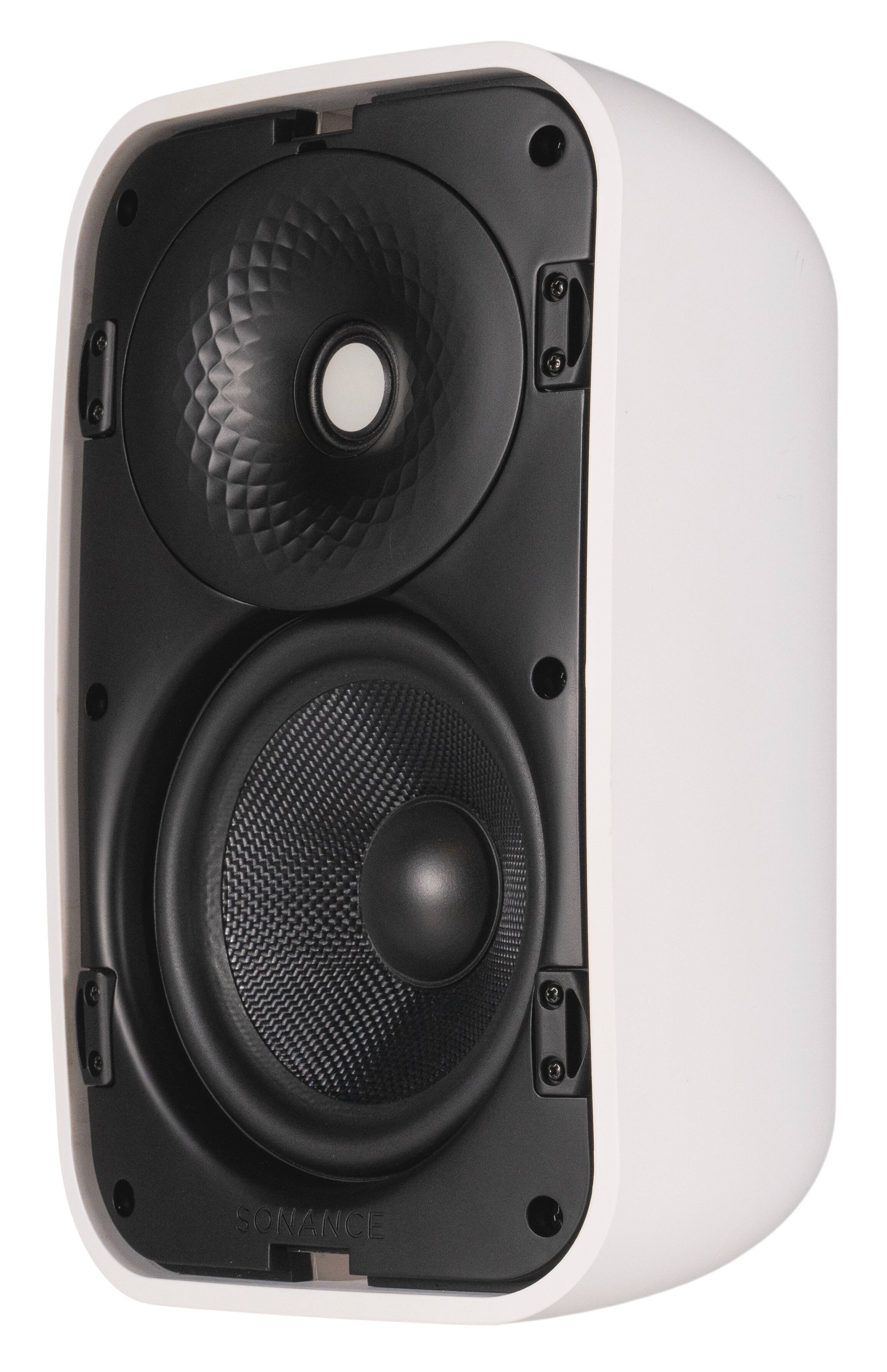 Back. Sonance - MX56 - Mariner MX Series 5-1/4" 2-Way Outdoor Surface Mount Speakers (Pair) - Paintable White.