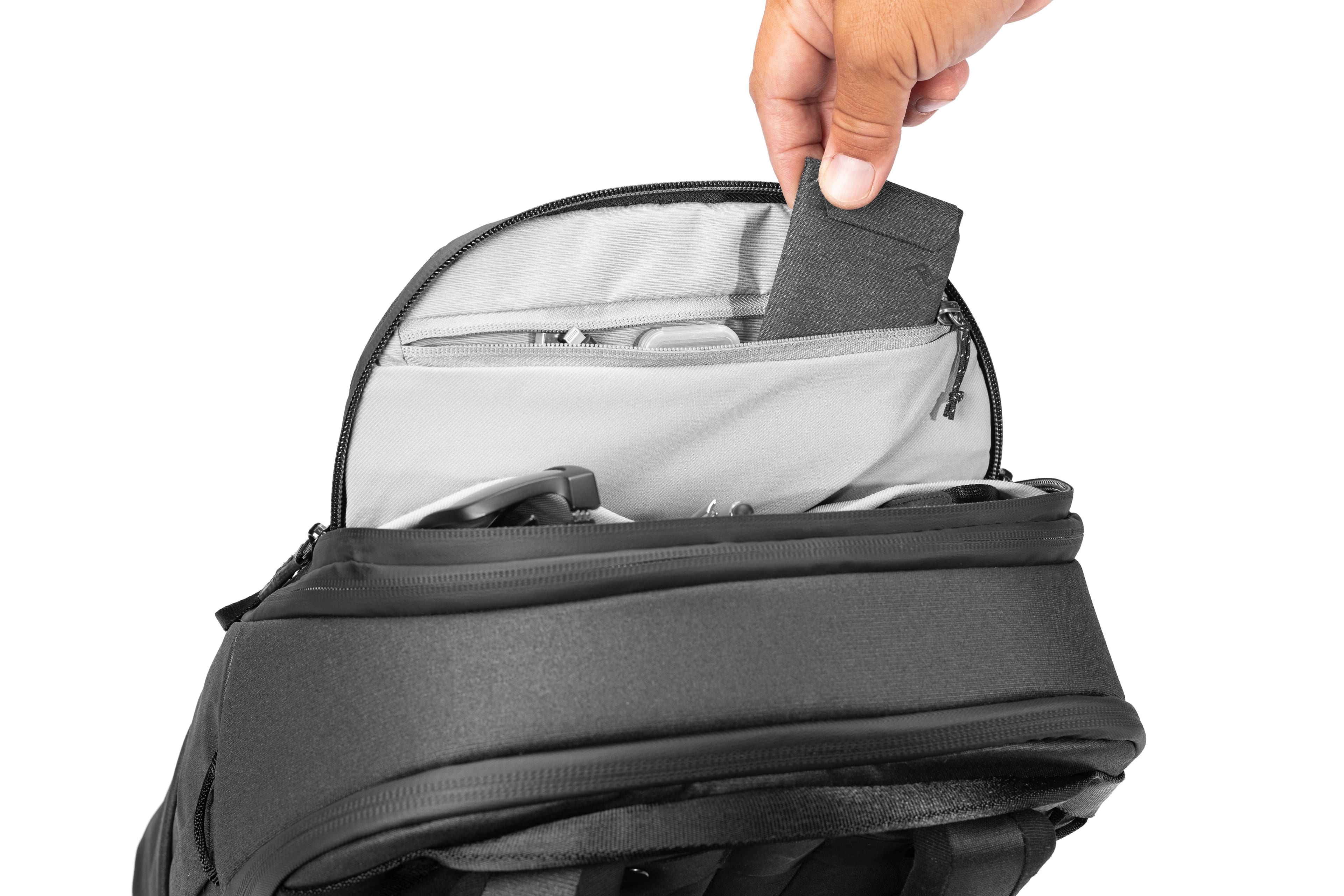 Alt View Zoom 23. Peak Design - Travel Backpack 30L - Black.