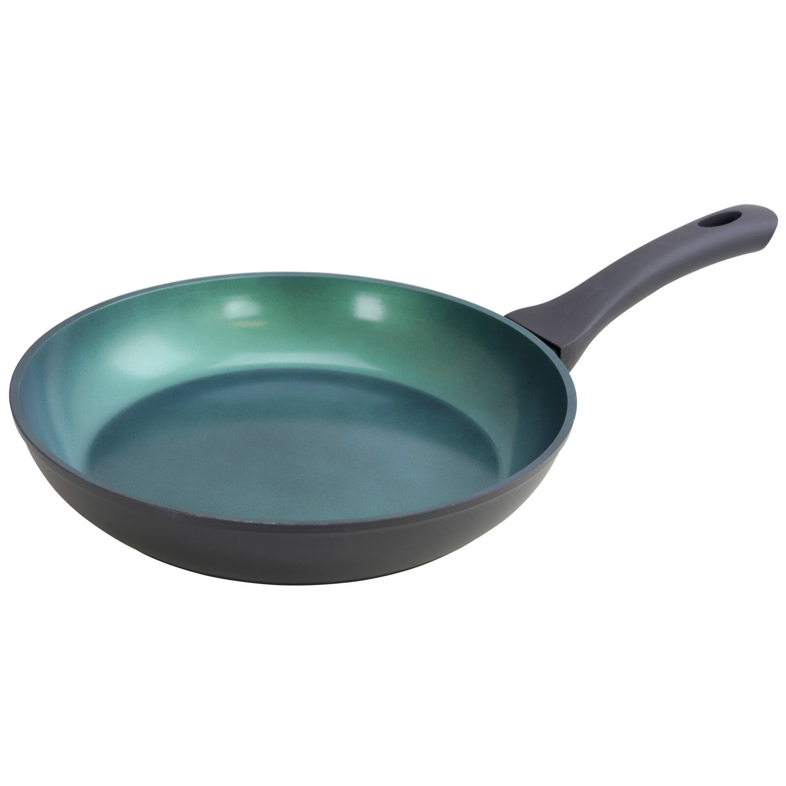 Alt View 5. Gibson - Gibson Home Equinox  2 Piece Ceramic Non-Stick Fry Pan Set in Matte Charcoal Grey - Charcoal.
