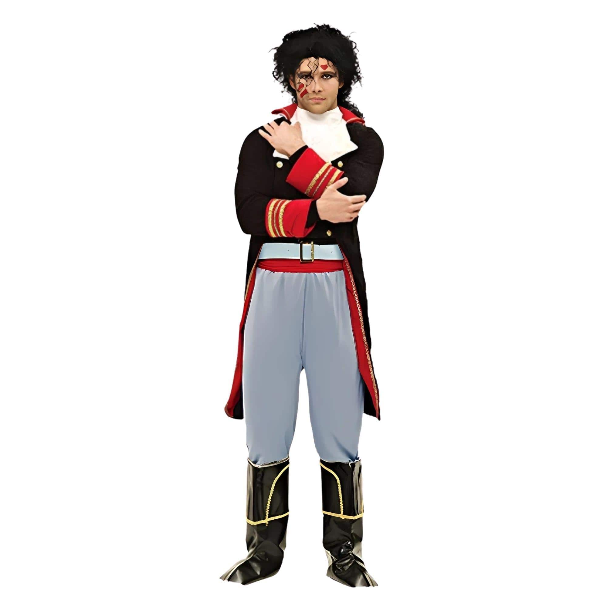 Orion Costumes - Adam Ant Adult Costume | Standard - Multi-Colored