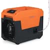 Front. Costway - Costway 140 Pints Commercial Dehumidifier with Pump, Drain Hose for Basements, Job Sites 4500 Sq. ft Coverage Area - Orange,Black.