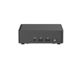 ASUS - NUC 15 Pro Slim Barebone, Intel Core 5 210H, Dual Storage, Thunderbolt 4, Wi-Fi 7, Bluetooth 5.4 - Black