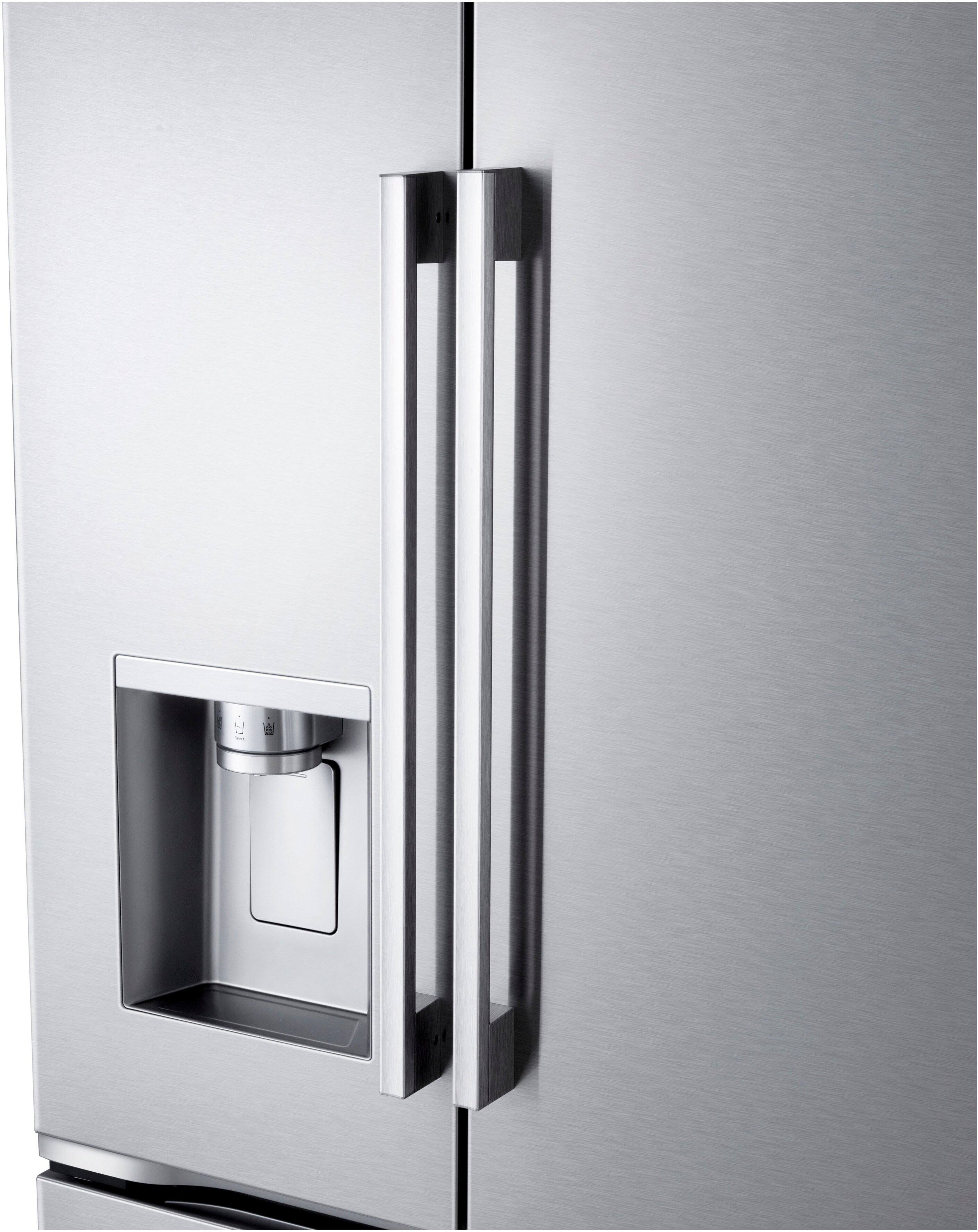 Alt View 20. LG - Counter-Depth MAX 23.7 Cu. Ft. French Door Smart Refrigerator with Zero Clearance - PrintProof Stainless Steel.