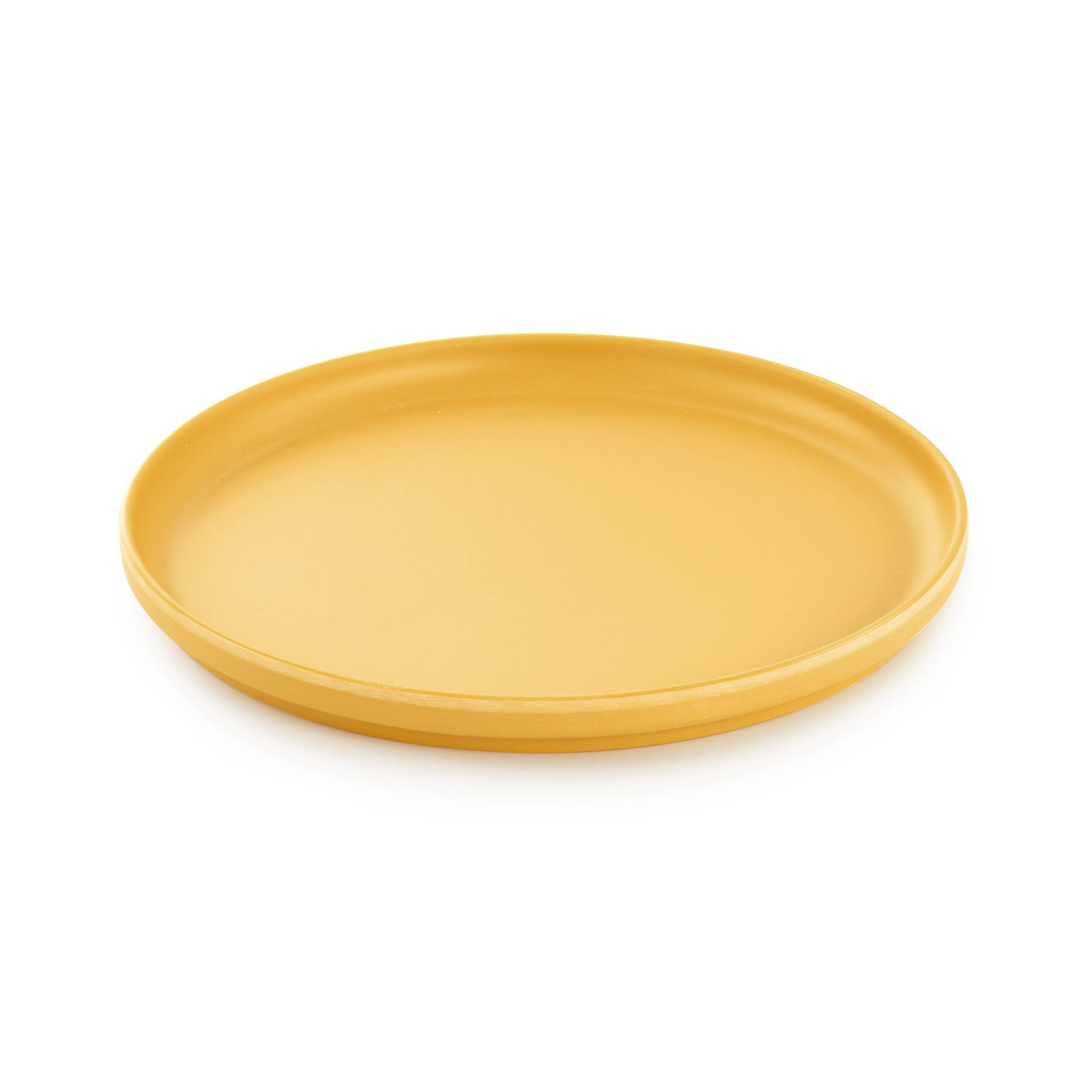 Alt View 3. Gibson - Gibson Home Canyon Crest 12 Piece Round Melamine Dinnerware Set in Yellow - Yellow.