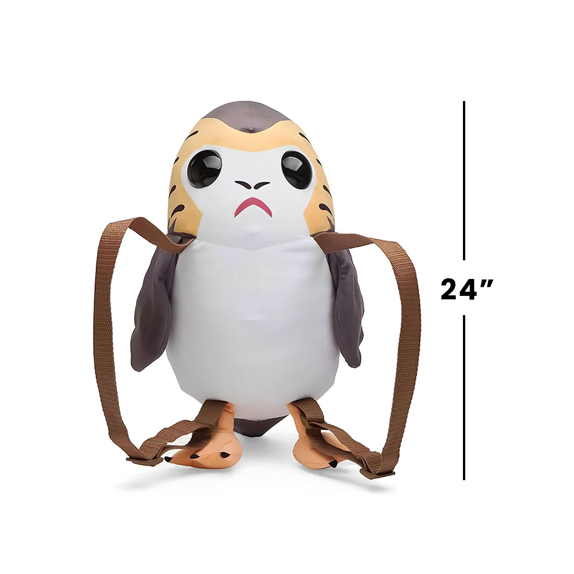 Alt View 3. Comic Images - Star Wars The Last Jedi Porg Back Buddies 24" Backpack - White.