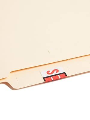 Alt View 1. Smead - BCCR Color Coded Alphabetic Labels, S, Pink, 500/Roll - Pink.