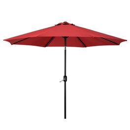 WestinTrends - Paolo 9 ft. Patio Table Umbrella with tilt and crank features - Red